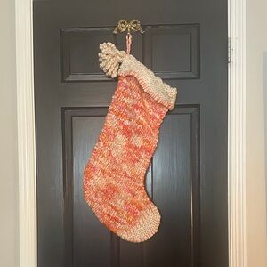 Anthropologie Pink Stocking Rare